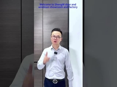 Cửa trượt gỗ nhôm cạnh hẹp