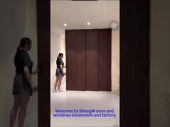 Cửa nhôm gỗ 3 cánh