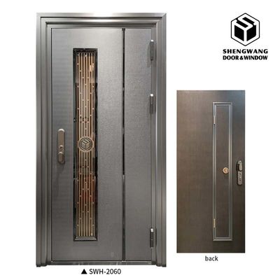 Chất chống cháy Swig trái nhôm cửa hàng cửa trước Villa Solid nhôm cửa trước