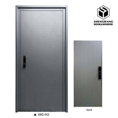 Hướng tay màu xám nhôm cửa lắc hệ thống khóa điện tử cửa lắc thương mại