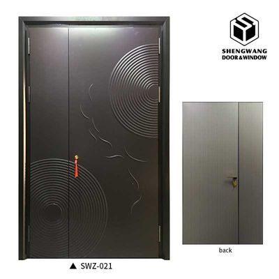 Bảo vệ Môi trường Cửa lắc nhôm chống rỉ sét 90mm Cửa lắc hiện đại