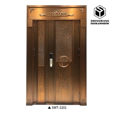 Kháng ăn mòn Bột phủ nhôm cửa ngoài trời cửa vườn nhôm thép