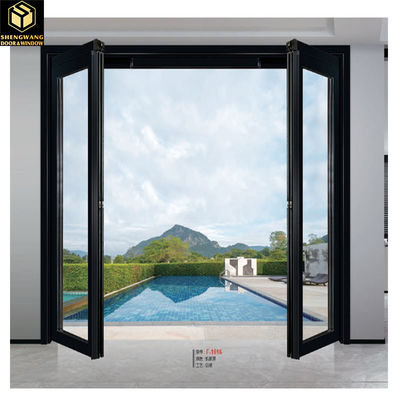 Cửa cửa kính kép PT 1,2m chiều rộng Custom Aluminium cửa trượt khóa khóa khóa