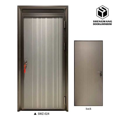 Swig trái Stainless Steel Outwing Metal Door Brown Swinging Fire Doors