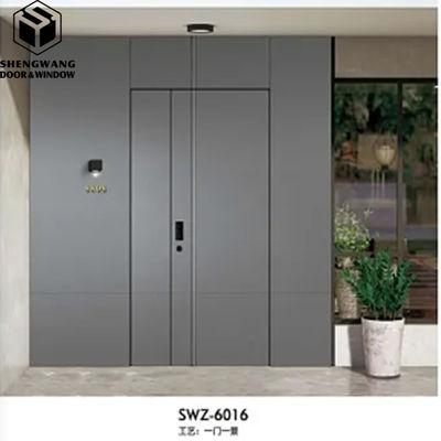An toàn nhà ở cửa trước thép không gỉ khóa điện tử cửa an ninh thép bên ngoài