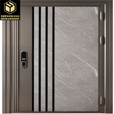 Đen tùy chỉnh cửa ra vào thép không gỉ Aesthetics Steel Entry Doors