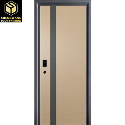 Chống ăn mòn Đường trước nhôm bền tác động Cửa trước nhôm hiện đại cho nhà