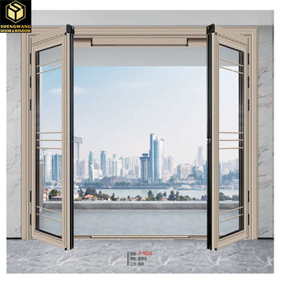 Đường trượt nhôm đinh tùy chỉnh Cửa sân thượng dự án Tòa nhà bên ngoài Cửa trượt nhôm