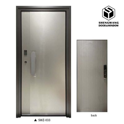 An toàn Cửa phòng gỗ lửa nhôm với vẻ đẹp THK 45mm bảng kết thúc hoàn thiện