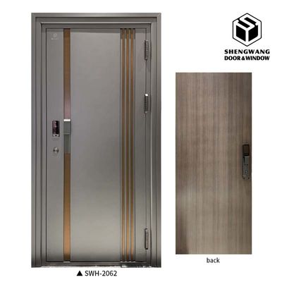 PU sơn với vàng nhôm cửa phòng cho OEM cửa cháy nội bộ