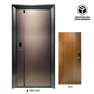 Sapele chống ăn mòn cửa phòng nhôm Solid Core Door Soundproof