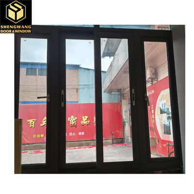 Villa đẩy kéo rèm cửa sổ tường thông minh cửa sổ nhôm khung trượt
