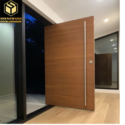 Bột phủ với thẩm mỹ Solid nhôm cửa bên ngoài cho lối vào chính