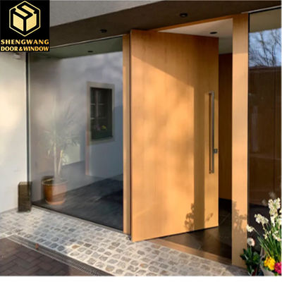 Bột phủ với thẩm mỹ Solid nhôm cửa bên ngoài cho lối vào chính