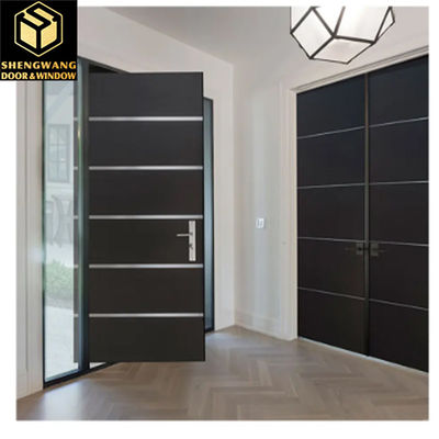 Chất chống cháy Swig trái nhôm cửa hàng cửa trước Villa Solid nhôm cửa trước