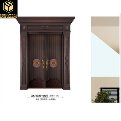 Chất chống cháy Swig trái nhôm cửa hàng cửa trước Villa Solid nhôm cửa trước