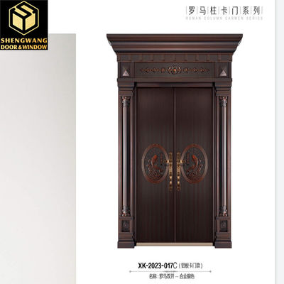 Đường vào gỗ tùy chỉnh màu tất cả nhôm cho tòa nhà lớn nhất