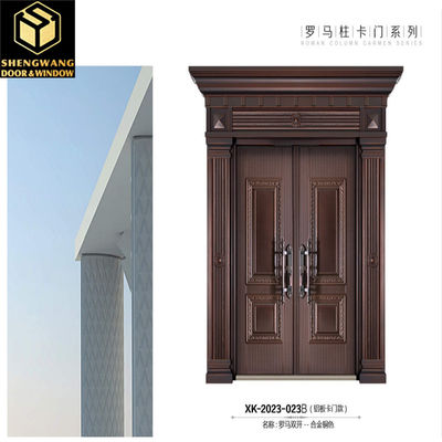 Cửa ra vào khách sạn bằng nhôm với tính thẩm mỹ chống trầy xước và cửa ngoài bằng nhôm
