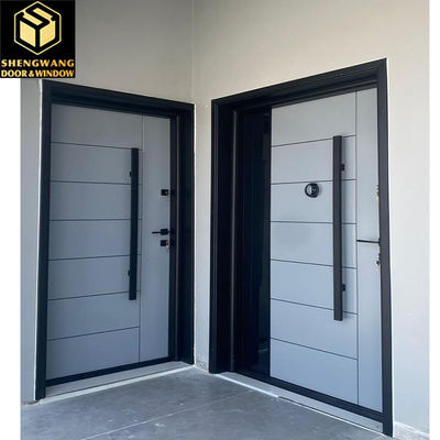 Cửa phòng nhôm chống biến dạng với khung xương gỗ đặc để bền bỉ