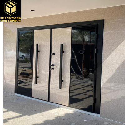 Cửa kính trượt nhôm trắng kích thước tùy chỉnh Cửa kính nhôm bên ngoài