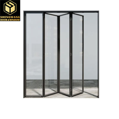 Brown Water Penetration Resistance Glass Door Villa Cửa trước Phong cách thẩm mỹ