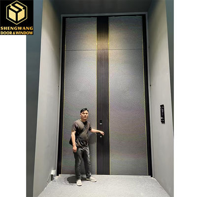 ODM Swing Aluminium Cửa vườn cho người đi bộ Vàng giả mạo bề mặt Xét kim loại Cửa ngoài trời
