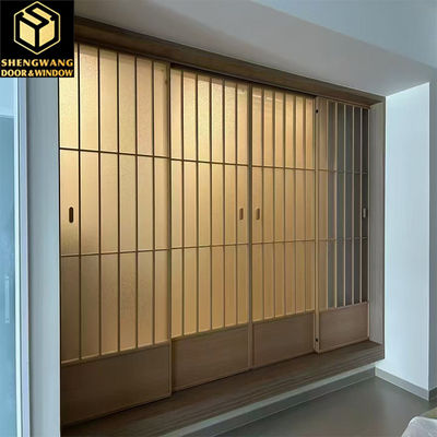 Kiểm soát không thấm nước an toàn khóa thép không gỉ cửa lăn nhà bếp cánh tay trái cửa lăn bên ngoài