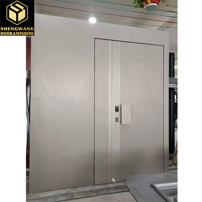 Máy cầm Đường vườn nhôm gỗ màu đen Không ồn Đường lối vào nhôm