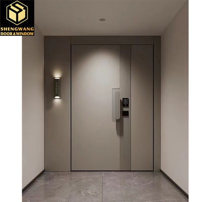 Cửa kim loại mở ra ngoài bằng thép không gỉ Swing Left Màu nâu Cửa chống cháy