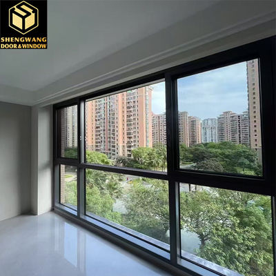 LOW E An ninh rèm cửa sổ tường tăng cường nhôm cửa sổ trượt cho nhà bếp