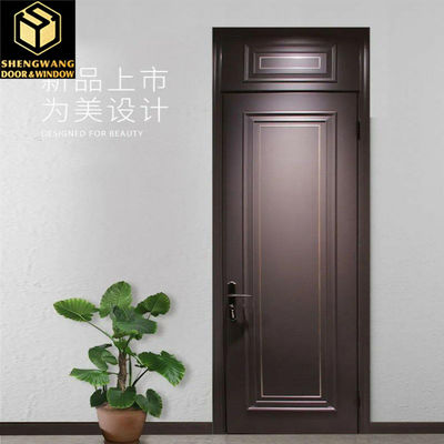 Sapele chống ăn mòn cửa phòng nhôm Solid Core Door Soundproof