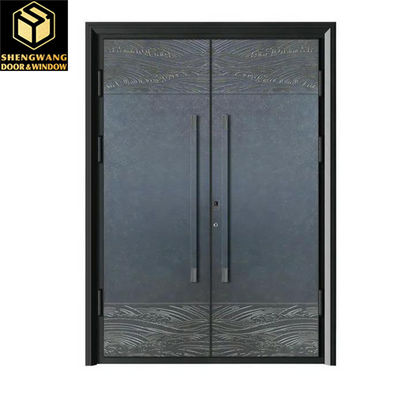 Chất chống cháy Swig trái nhôm cửa hàng cửa trước Villa Solid nhôm cửa trước