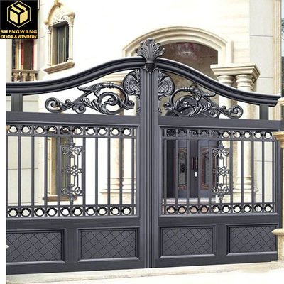 Ước tính kích thước khách sạn swinging thép không gỉ cửa chuyển nhiệt in kim loại cửa louver