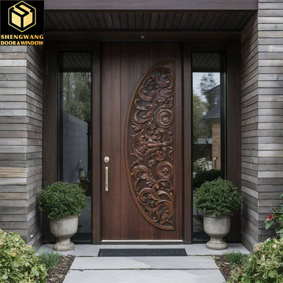 60mm và 70mm Độ dày cửa nhôm cho phòng căn hộ với cửa thép chống cháy