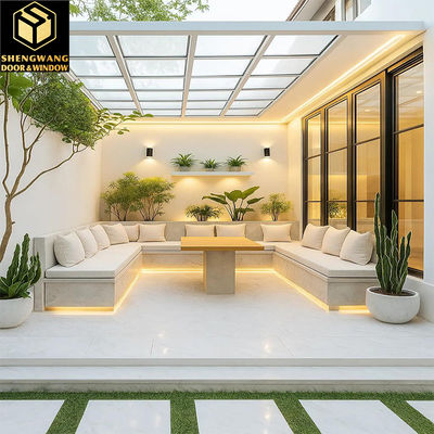 Màn hình trượt không khung cửa trượt nhôm phòng ngủ kính nội thất cửa