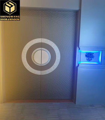 Sapele chống ăn mòn cửa phòng nhôm Solid Core Door Soundproof