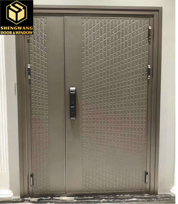 PU sơn với vàng nhôm cửa phòng cho OEM cửa cháy nội bộ