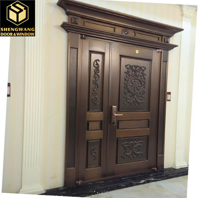 ODM Swing Aluminium Cửa vườn cho người đi bộ Vàng giả mạo bề mặt Xét kim loại Cửa ngoài trời