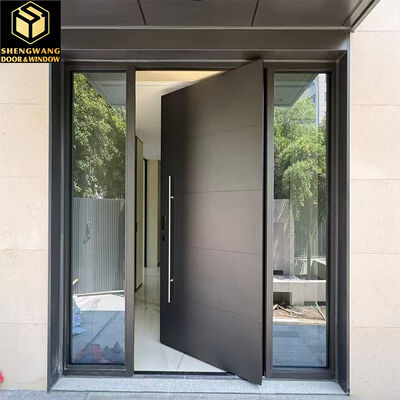 ODM Swing Aluminium Cửa vườn cho người đi bộ Vàng giả mạo bề mặt Xét kim loại Cửa ngoài trời